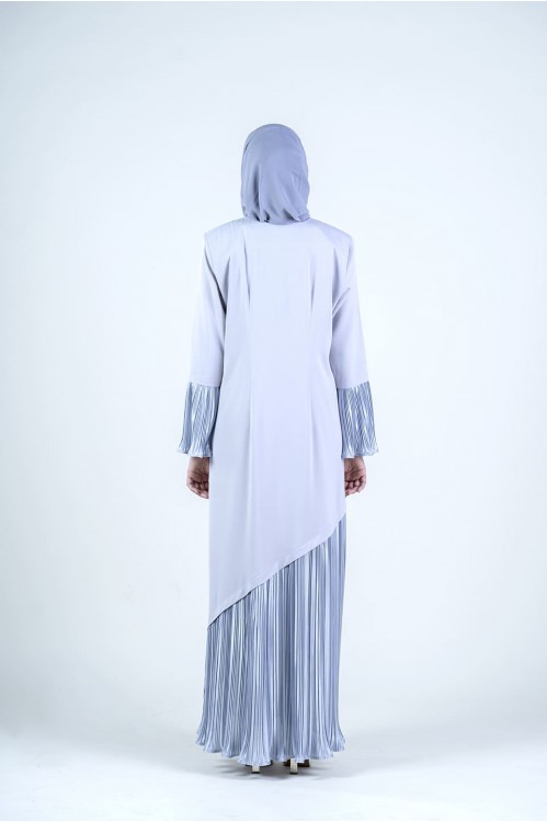 jubah pleated