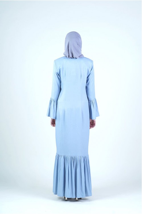 jubah ruffle