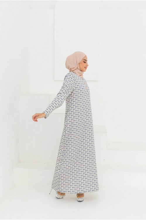 Silver Diamonds Jubah