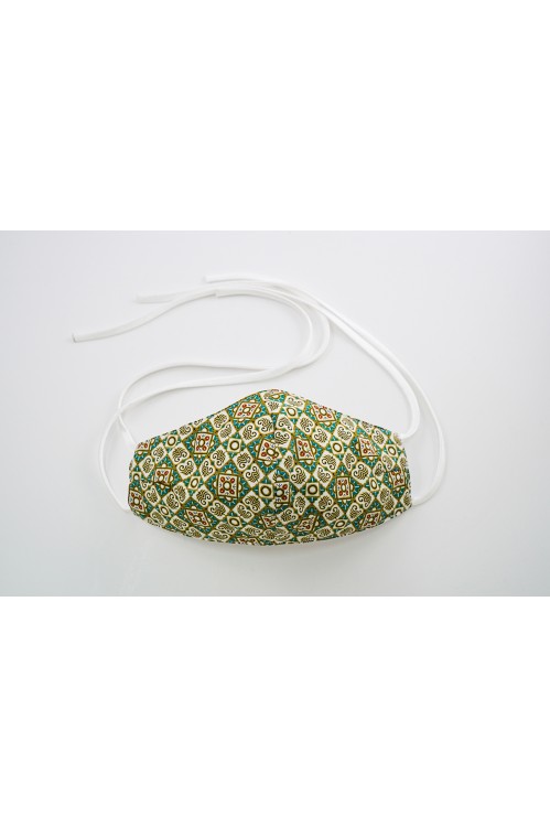 Tie Back - Batik Mask (Pine)