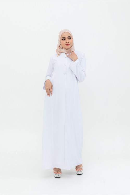 Basic Prayer Jubah (White)