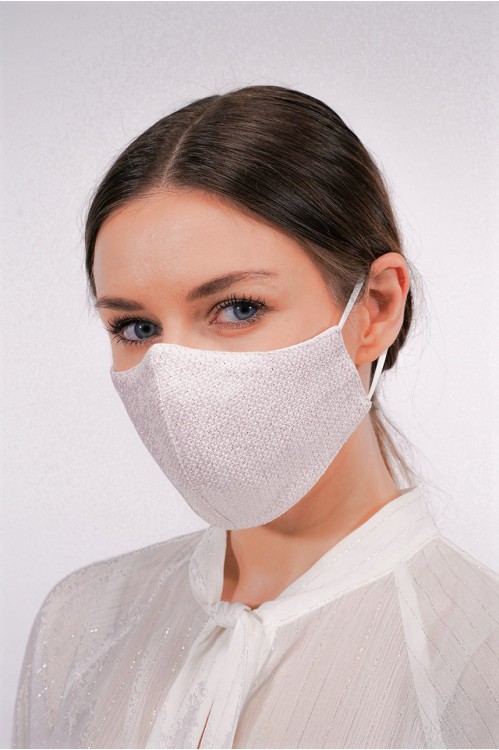 Ear Loop - Tweed Mask (Babypink)