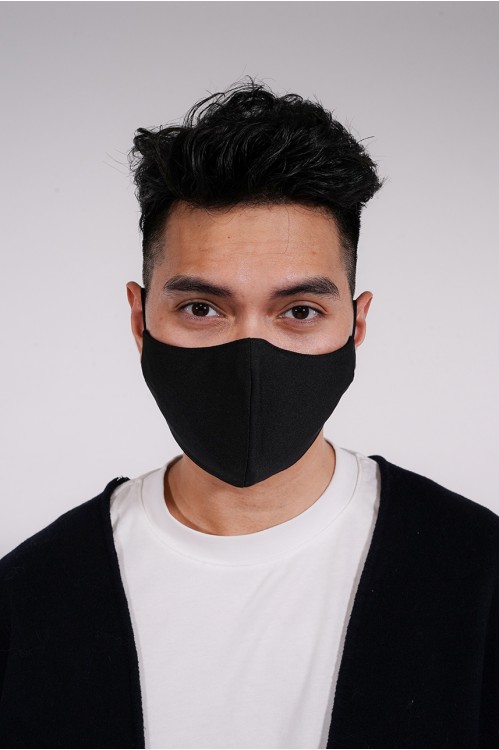 Men's - Matte Cotton Mask (Black)