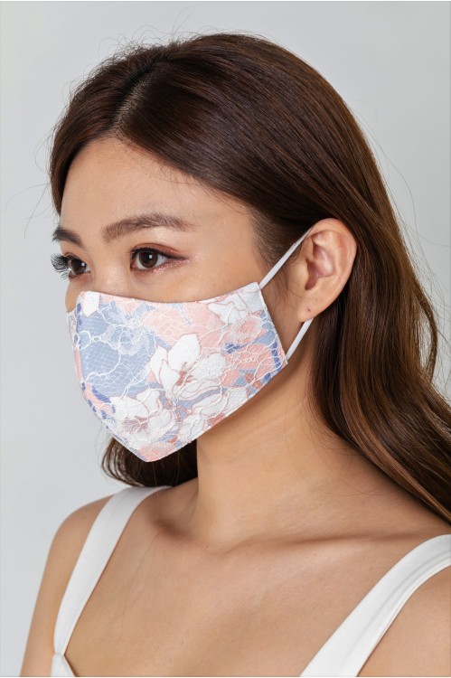 Ear Loop - Embroidered Lace Mask