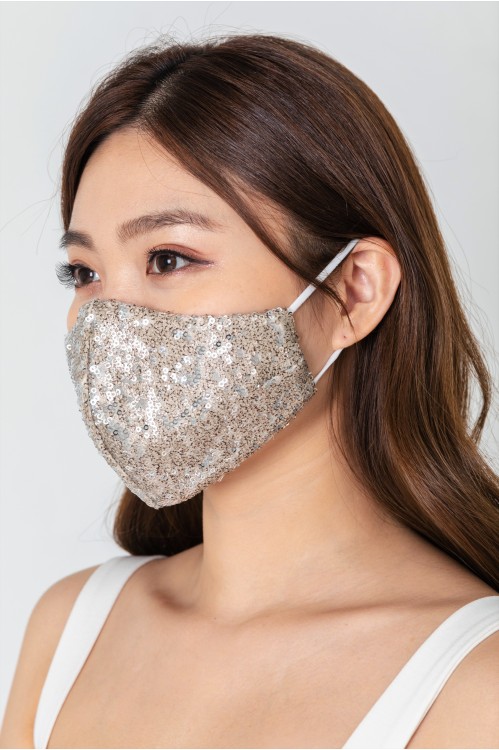 Ear Loop - Sequinned Mask