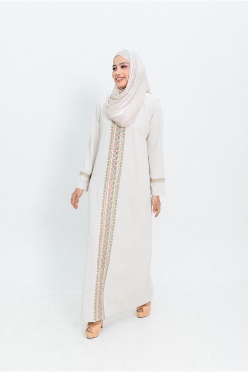 Embellished Lace Jubah