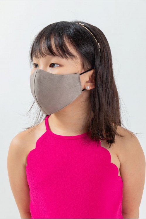 Kids - Matte Cotton Mask (Gunmetal)