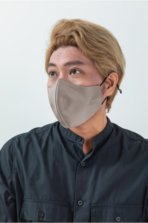 Men - Matte Cotton Mask (Gunmetal)
