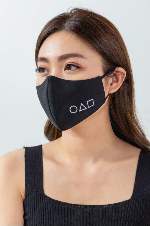 Ear Loop - Squid Game Mask (Black)