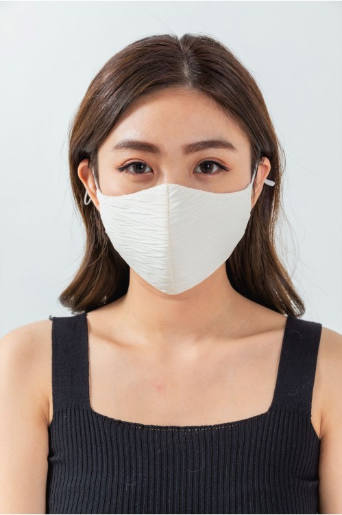 Ear Loop - Beige Crepe Mask